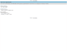 Tablet Screenshot of oakgroveapartments.com